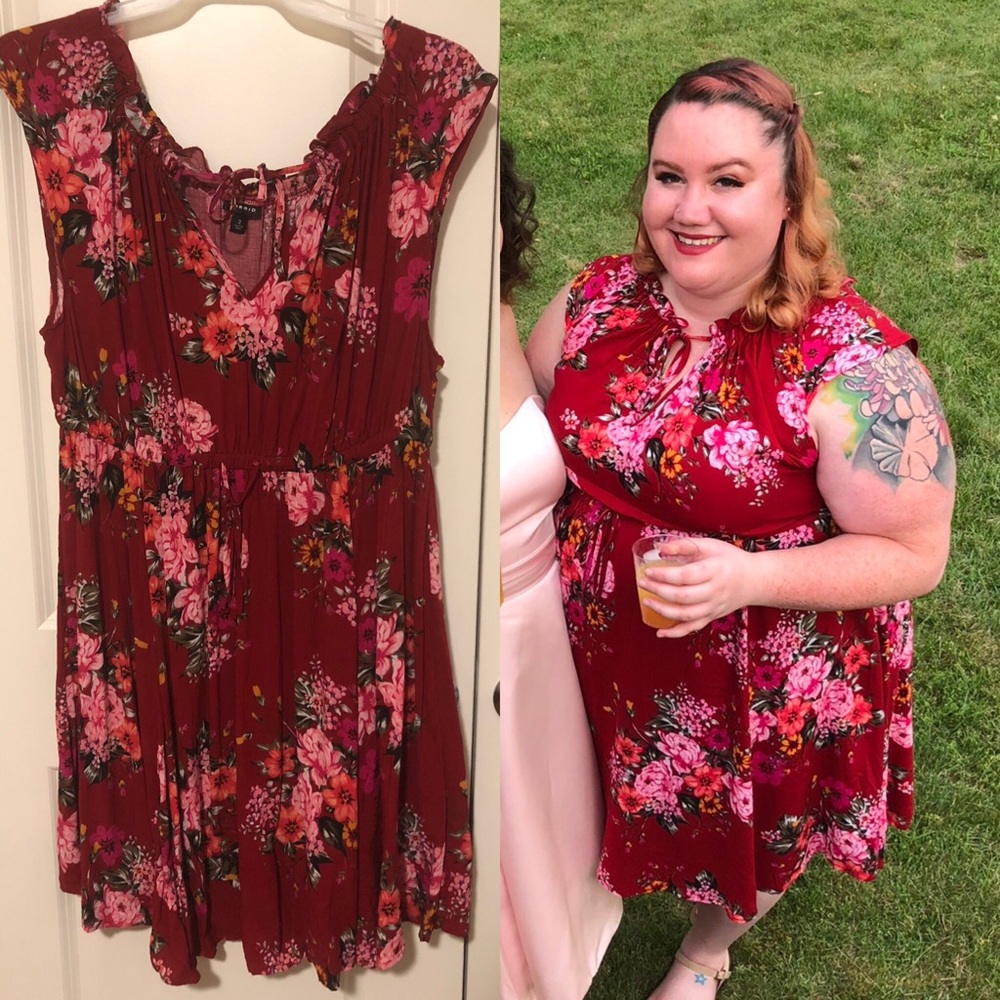 Beautiful Short Sleeve plus size dress